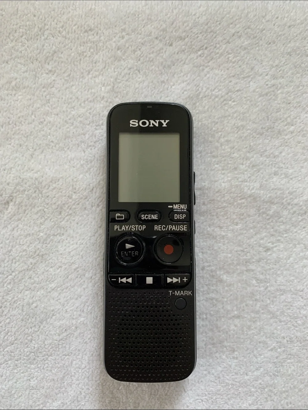 Sony Black Portable Digital Voice Recorder with LCD